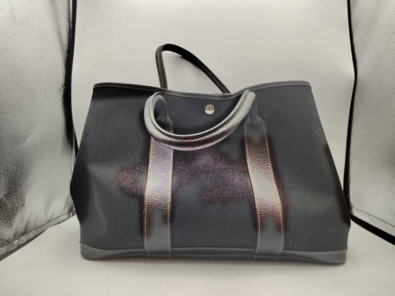 エルメス買取　トワルアッシュキャンバス×レザー ガーデンパーティPM 